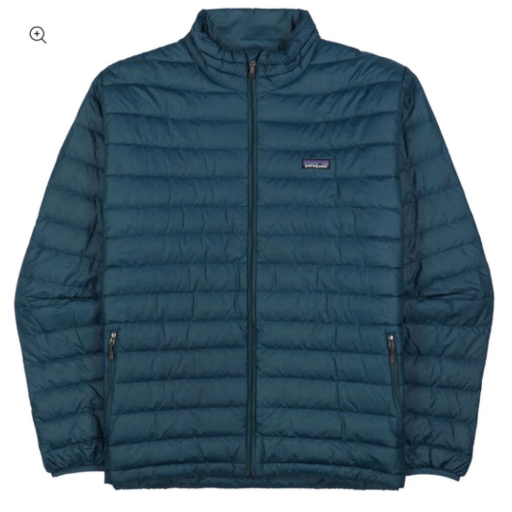 Patagonia Goose Down Sweater Puffer Jacket Blue Large